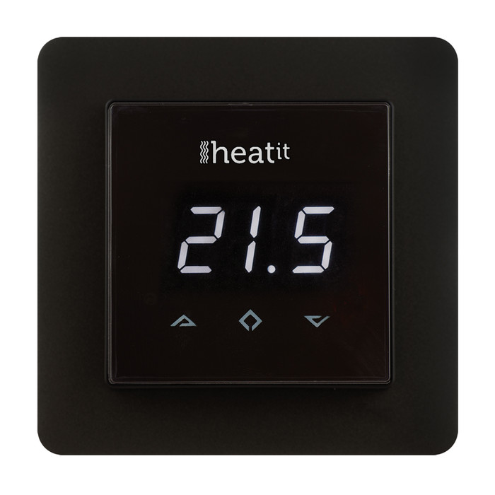 Heatit Wall Thermostat (fényes fekete)