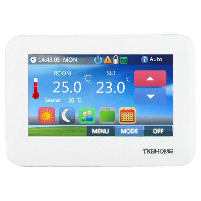 tovább a TKB Home TZE96 Plus Heating Thermostat adatlapjára 4557 ... TKB Home TZE96 Plus Heating Thermostat