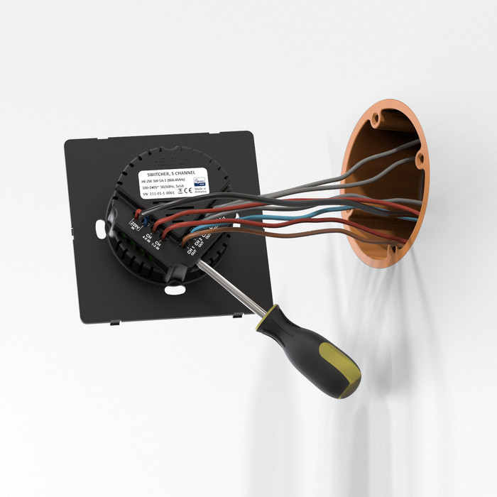 Heltun Touch Panel Switch Quarto (fekete-fekete) - 4
